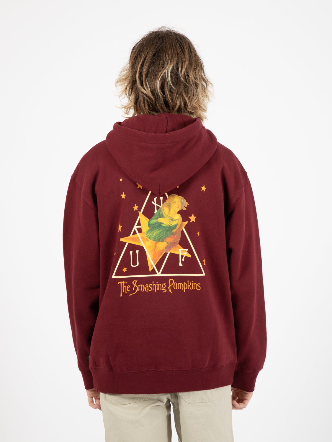 Infinite Star girl P/O hoodie deep wine