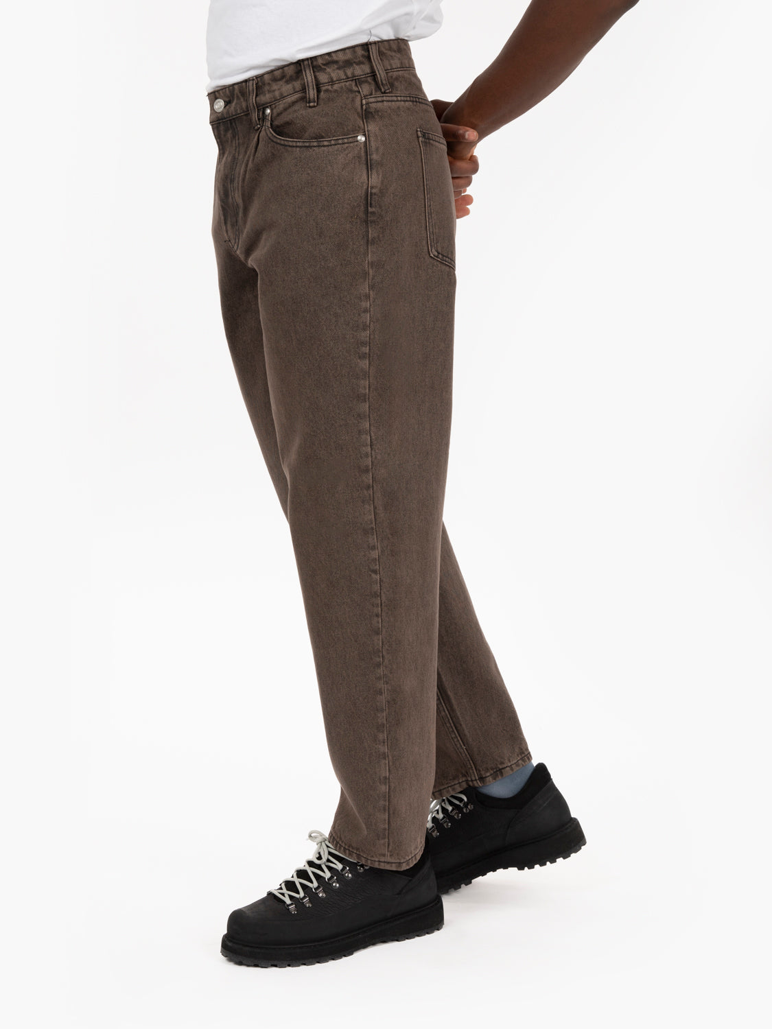 Jeans Cromer washed pant coffee