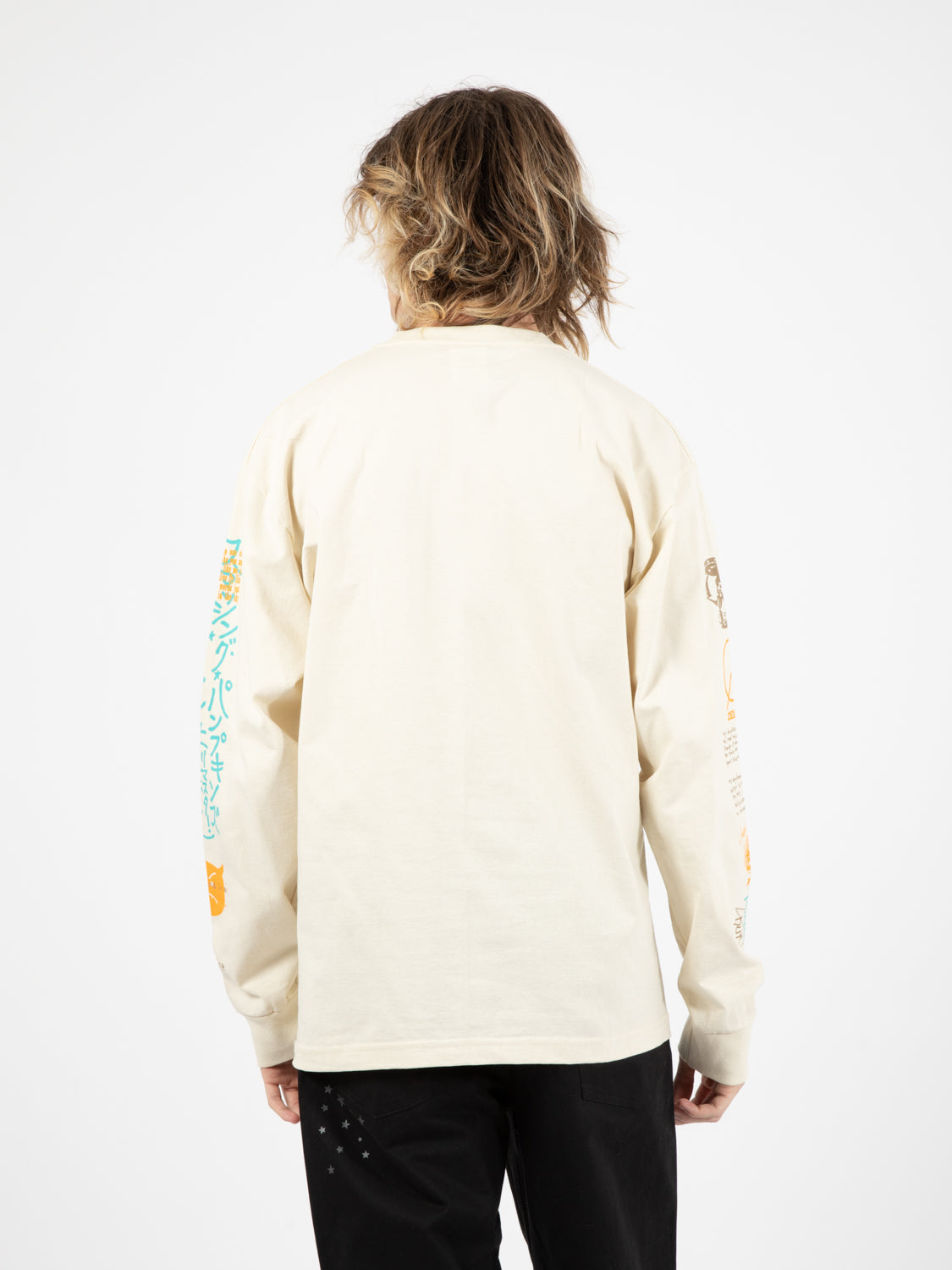 T-shirt "Crush" maniche lunghe Bone