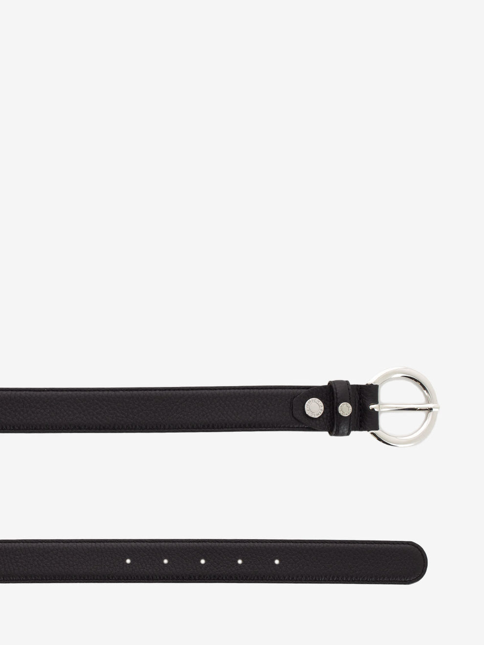 Dollar 30 Black Leather Belt
