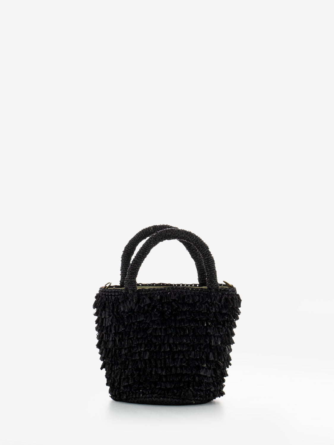 Naka black bucket bag