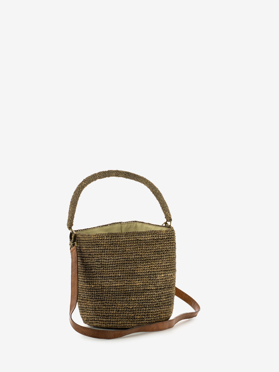 Borsa a secchiello Siny dark tea