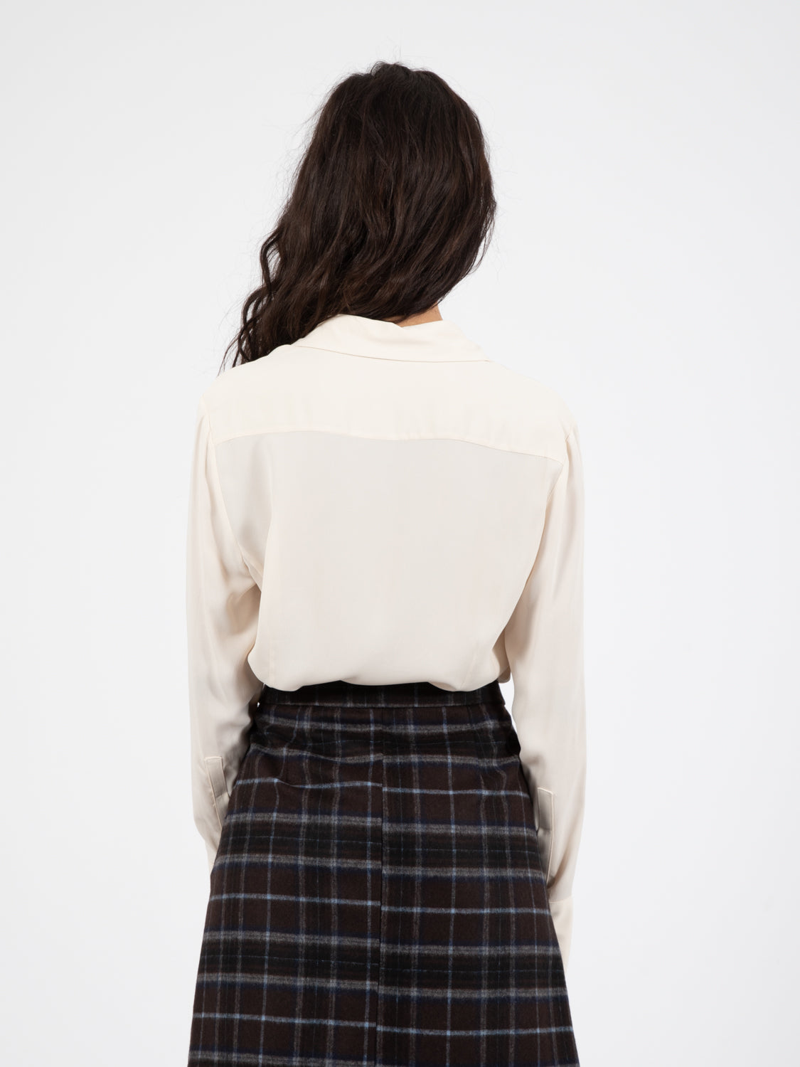 Camicia fluida avorio