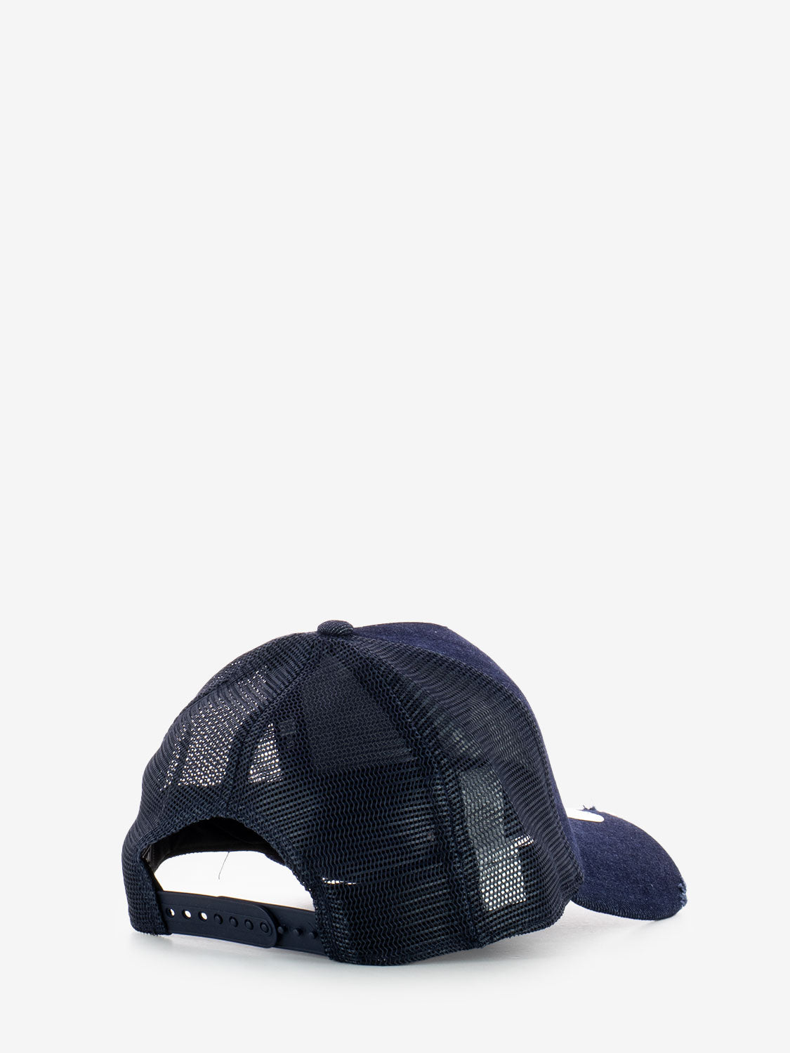 Cappello W trucker denim blu