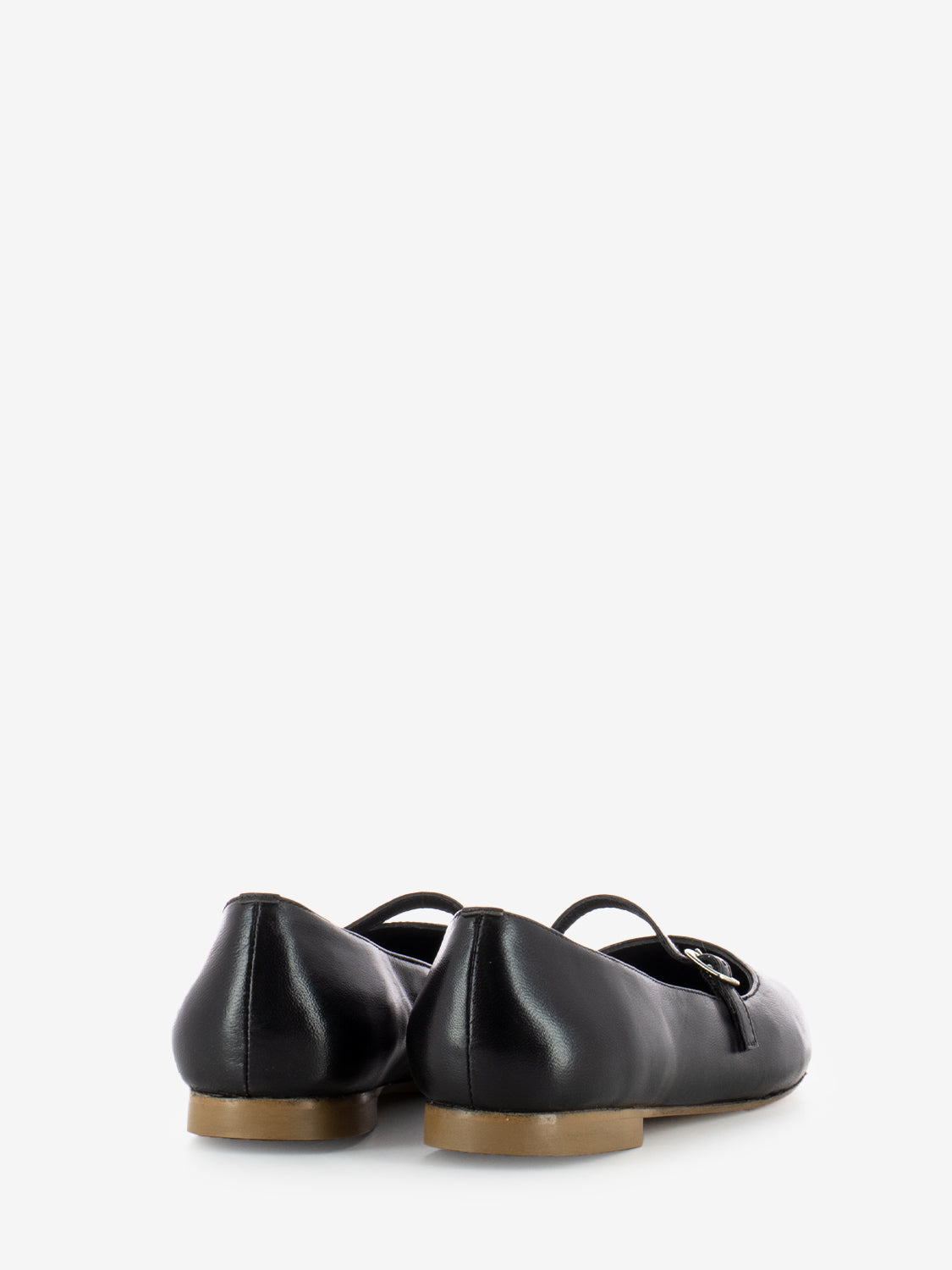 Emily coin pointed ballerina with black strap