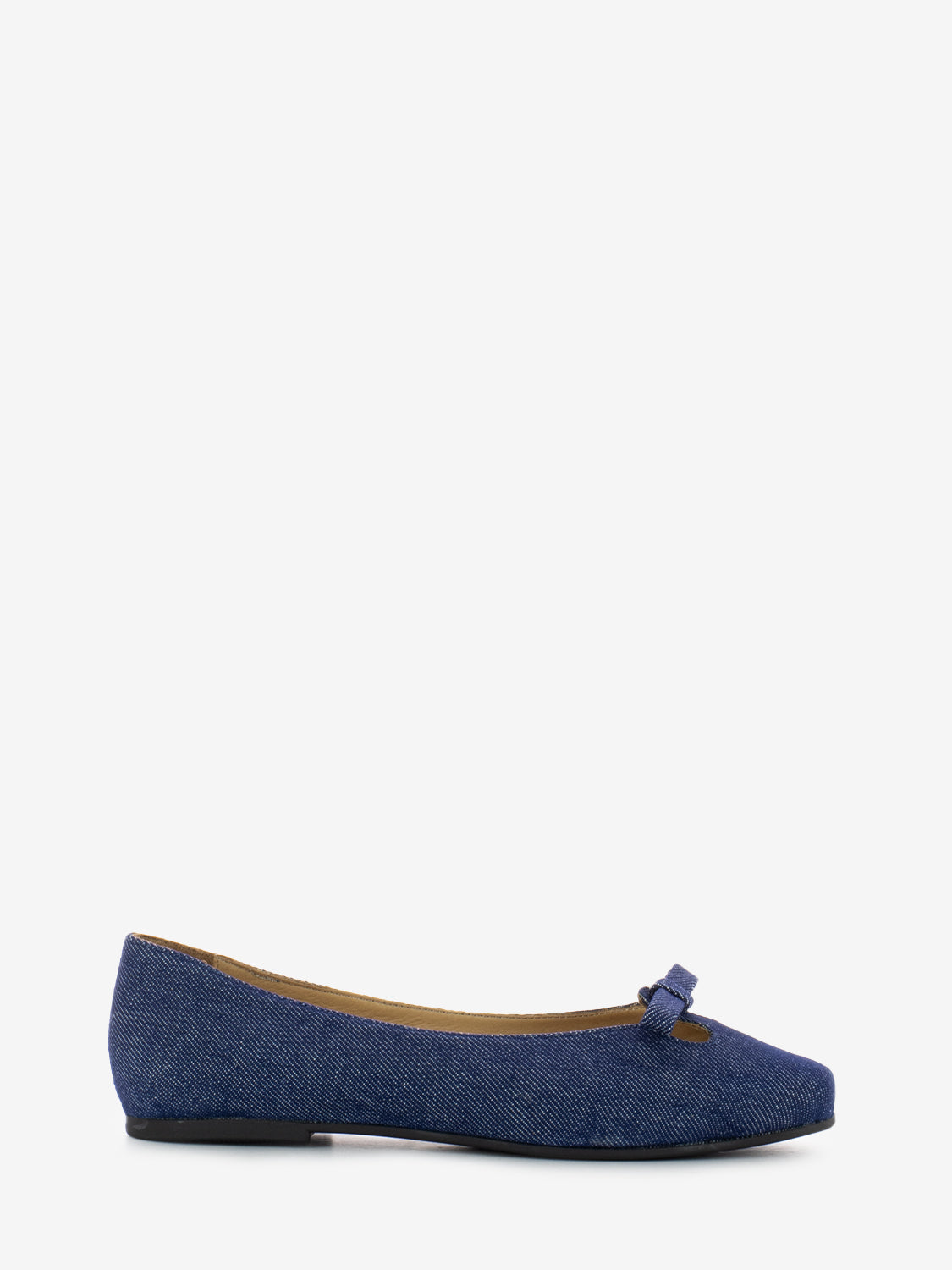 Ballerine in jeans blu