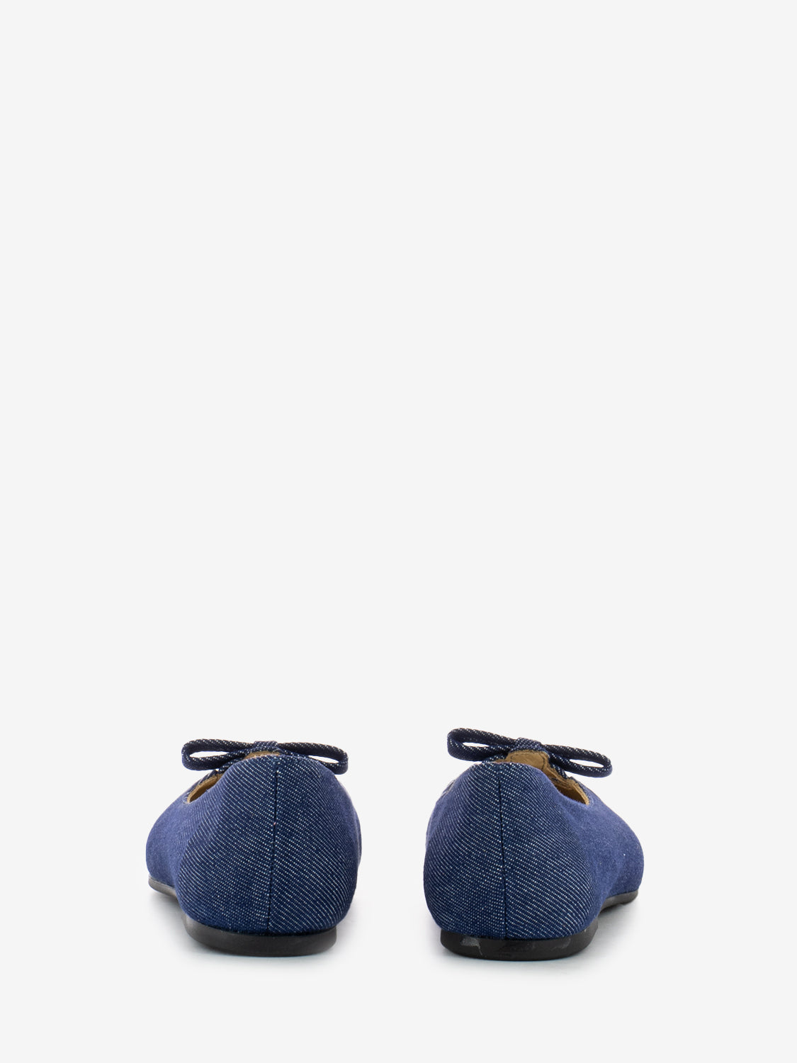 Ballerine in jeans blu