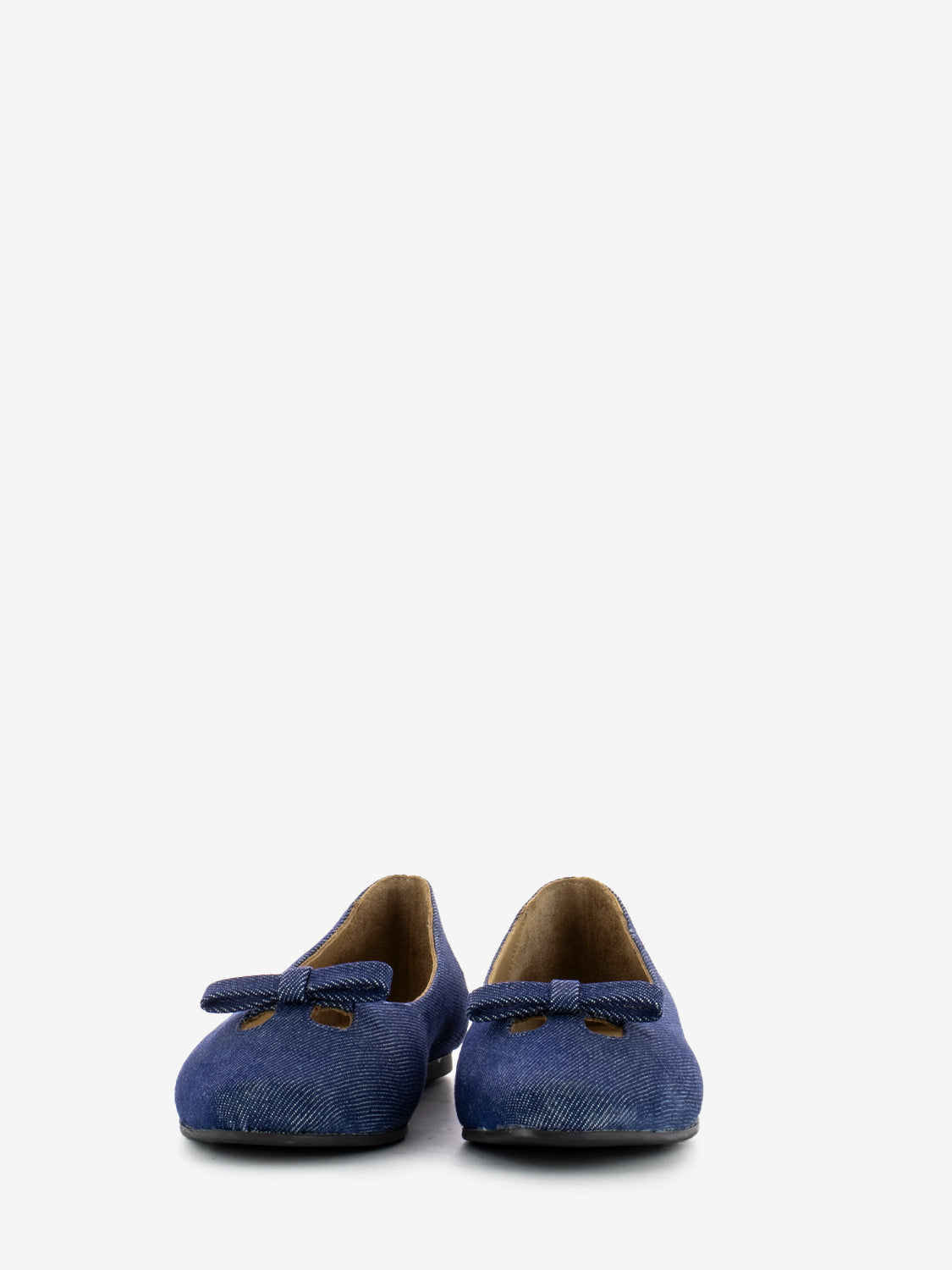 Ballerine in jeans blu