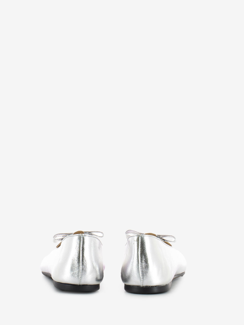 Silver jeans ballerinas