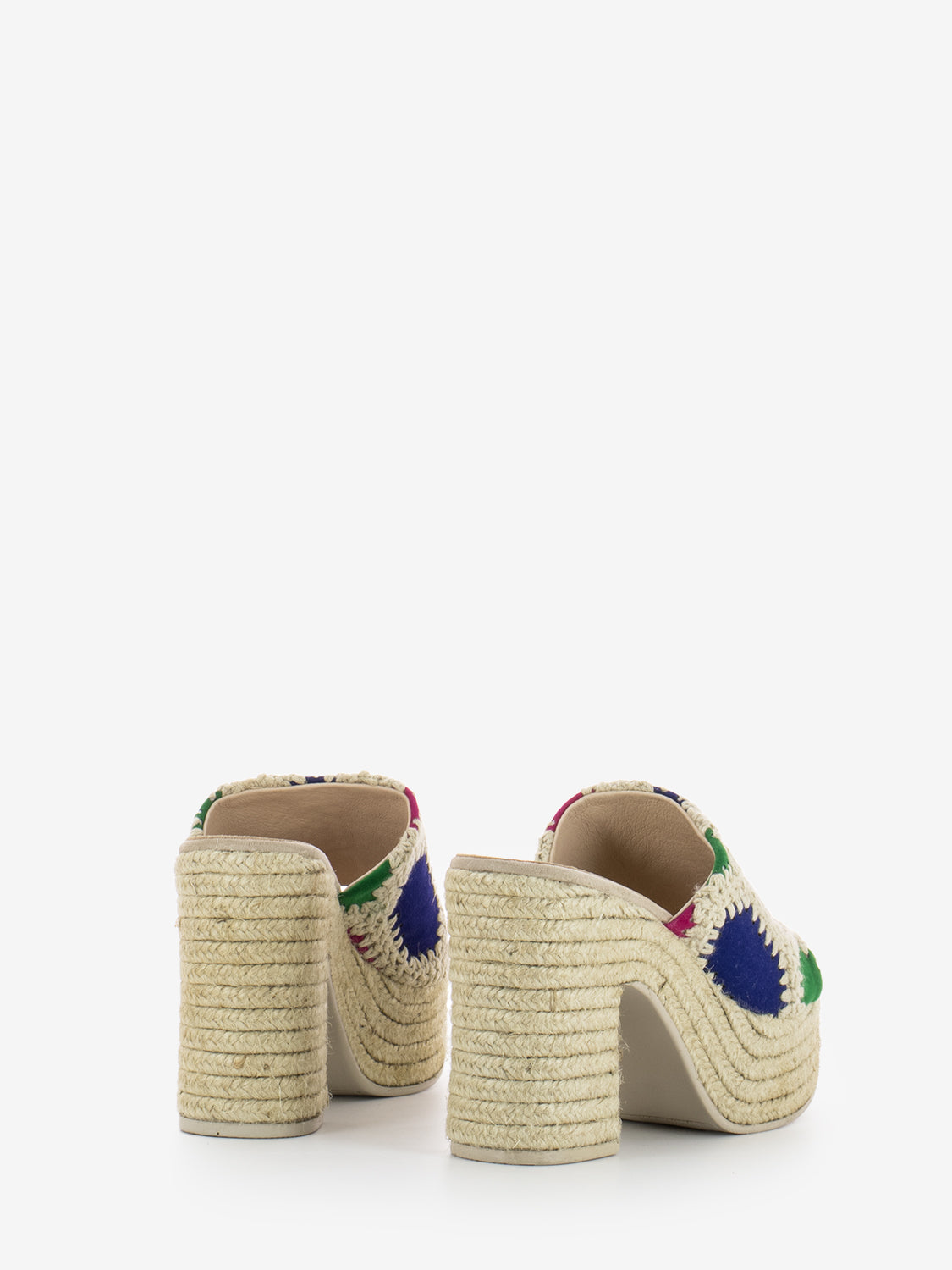Multi fuchsia Country Patch slipper