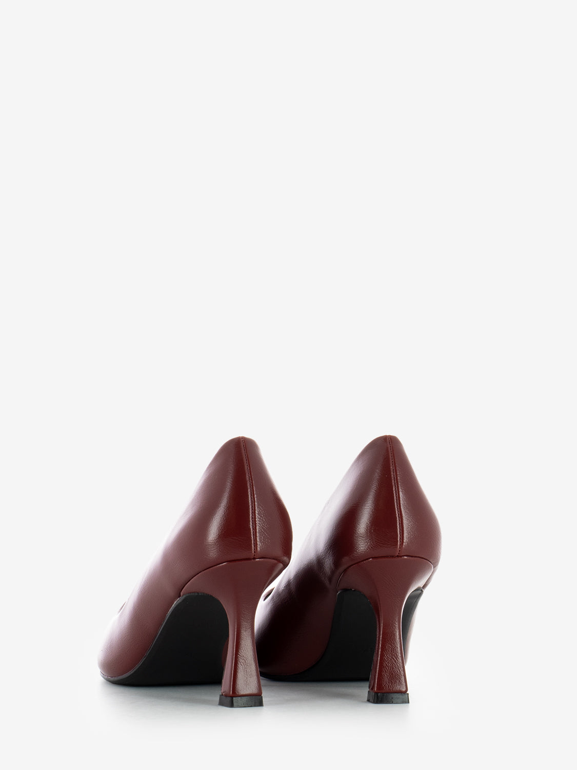 Décolleté Cecilia in ecopelle rosso