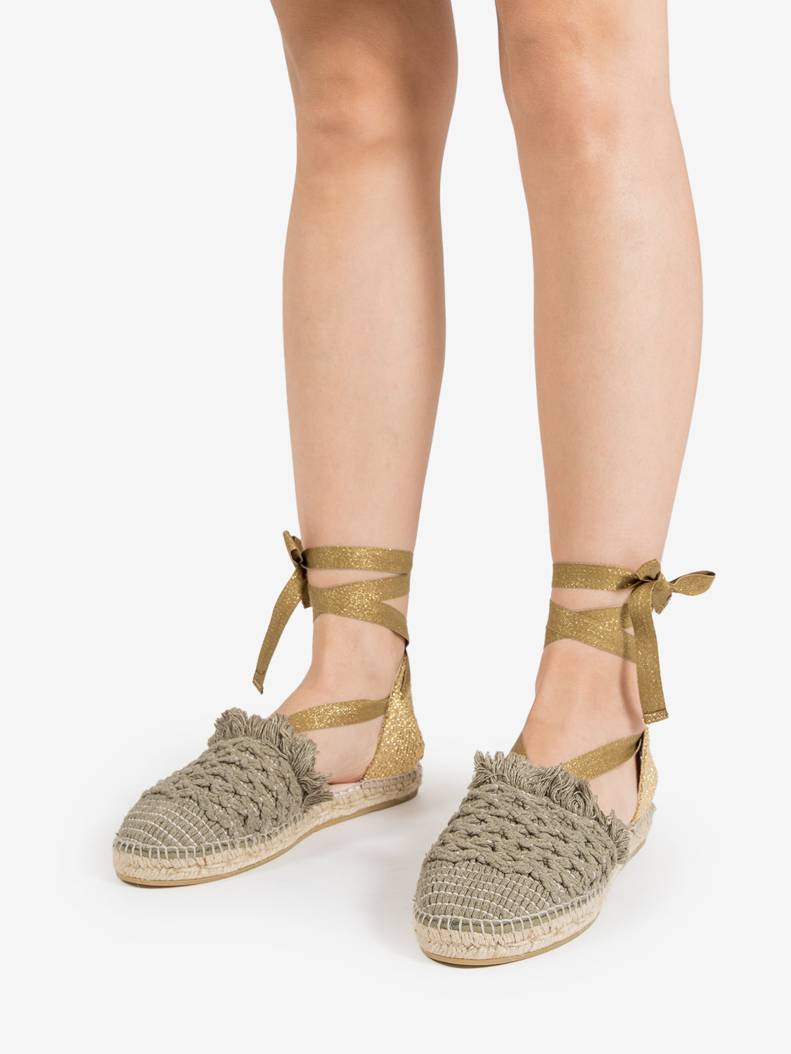Green Helga Espadrille