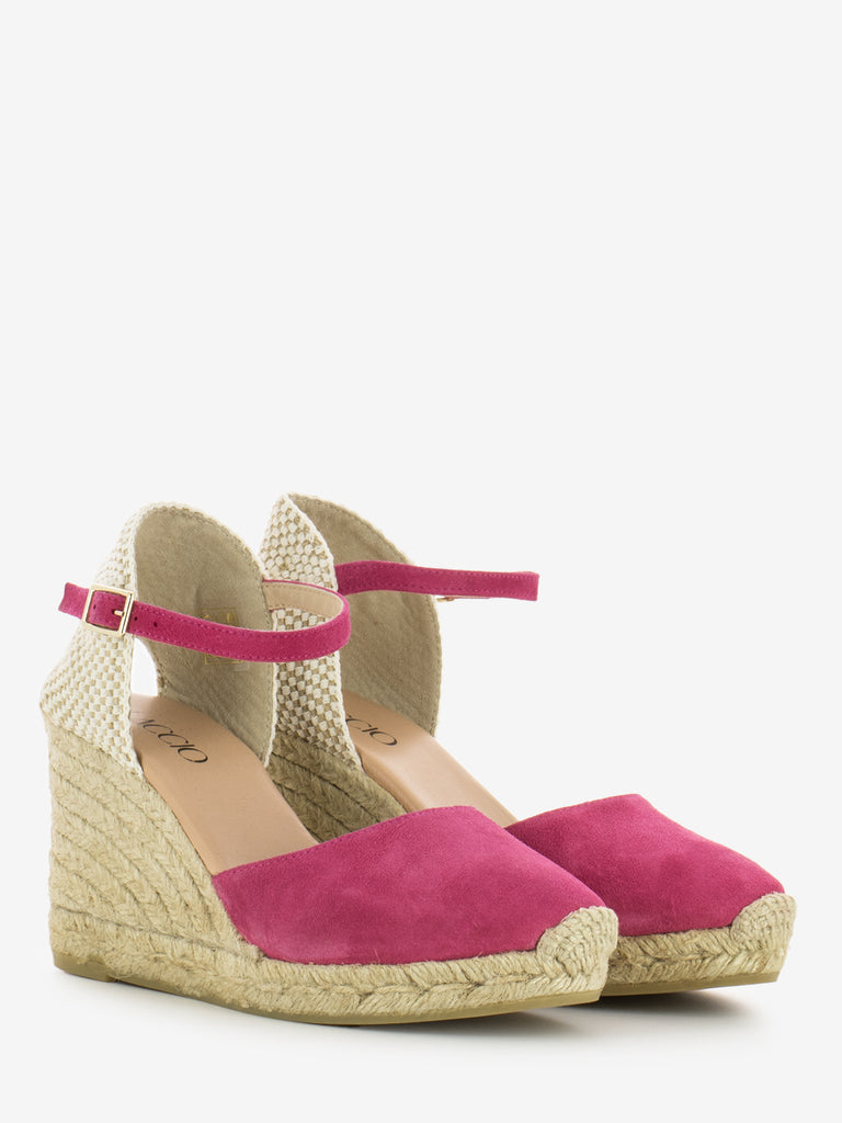 IL LACCIO - Espadrillas Global pesca baby silk fucsia