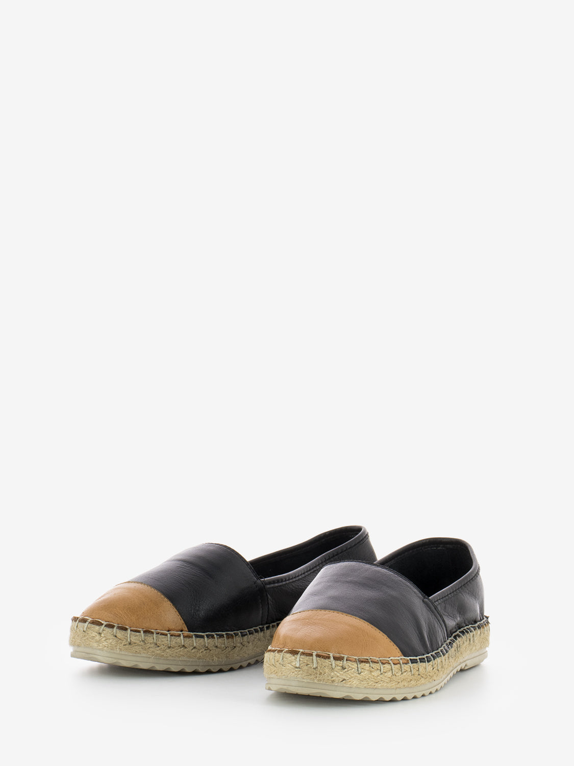Espadrillas nappa coconut / nero