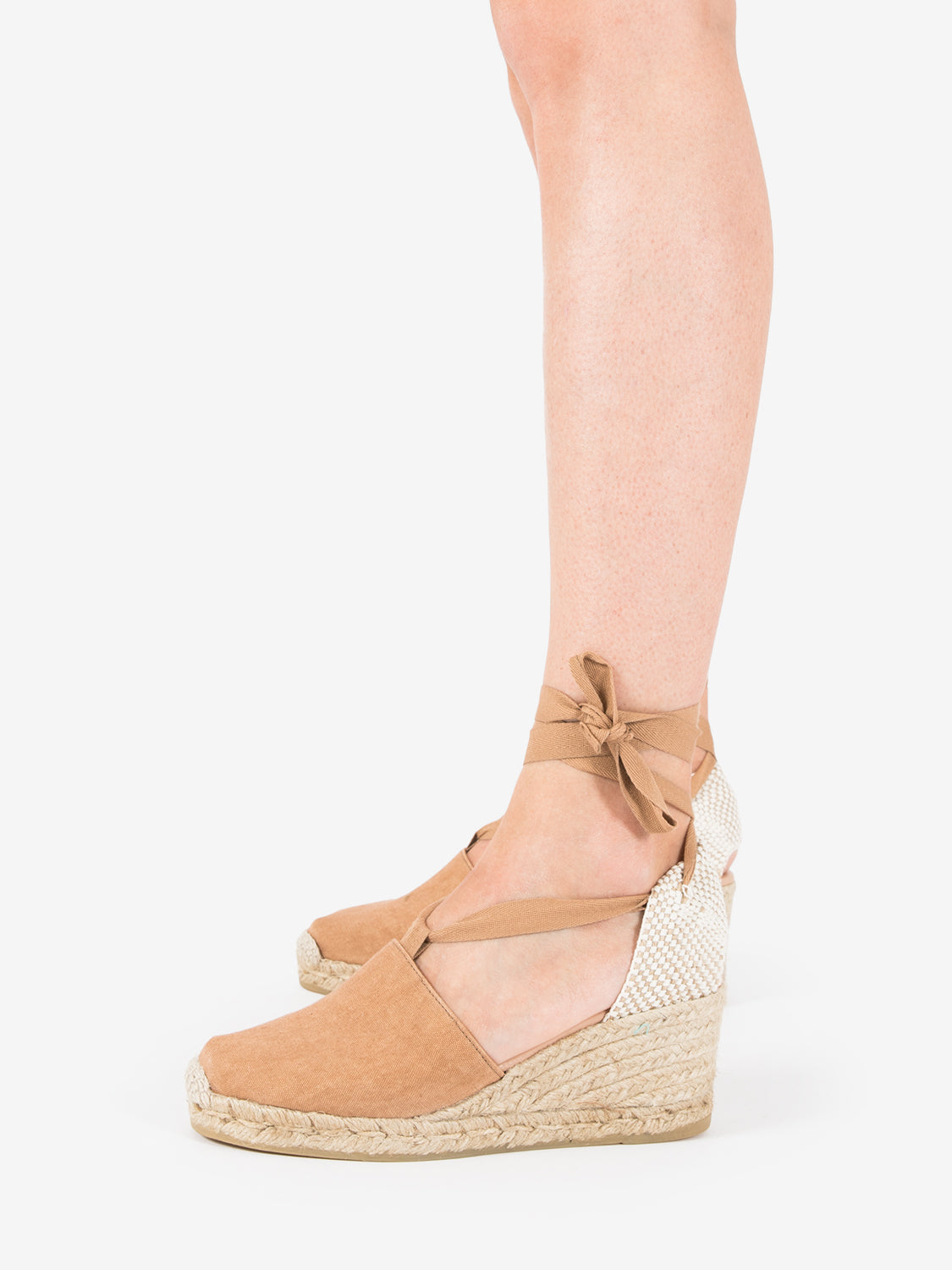Valencia espadrilles camel pique