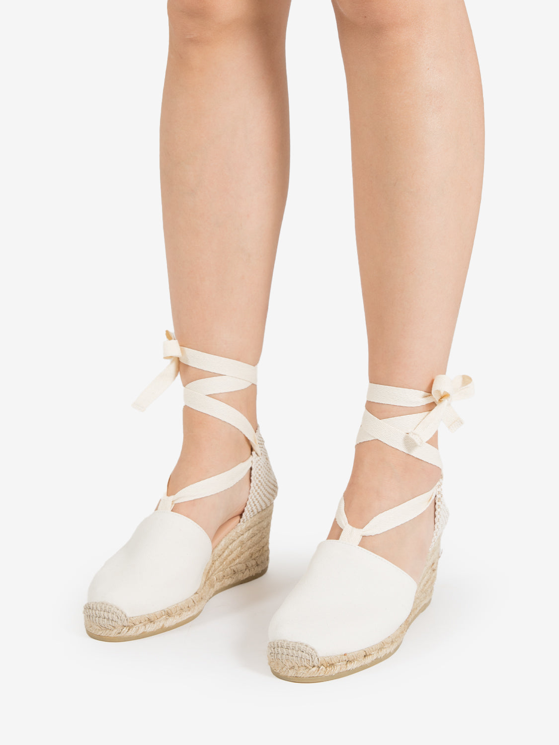 Espadrilles Valencia pique summer white roto