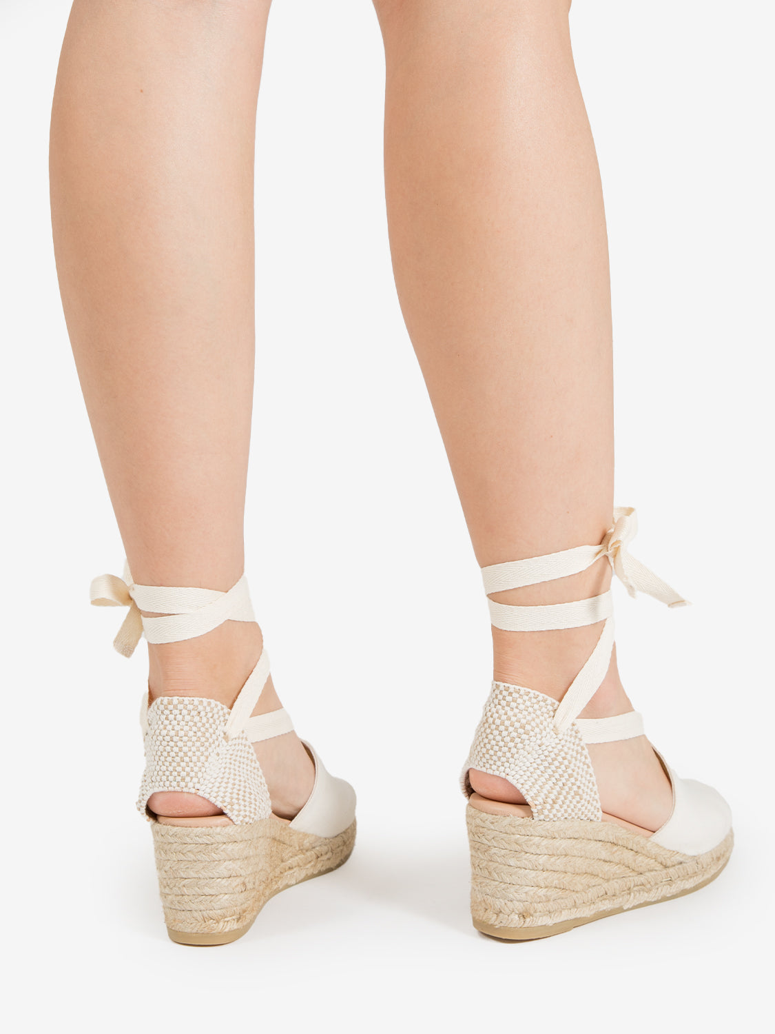 Espadrilles Valencia pique summer white roto