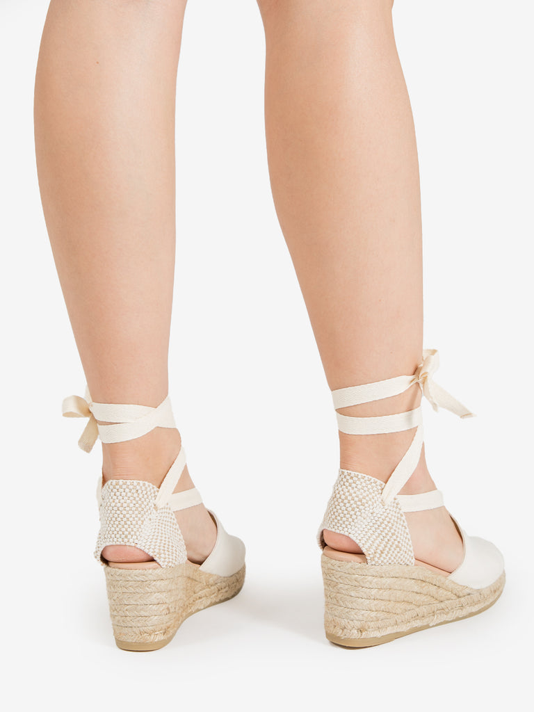 IL LACCIO - Espadrillas Valencia pique summer blanco roto