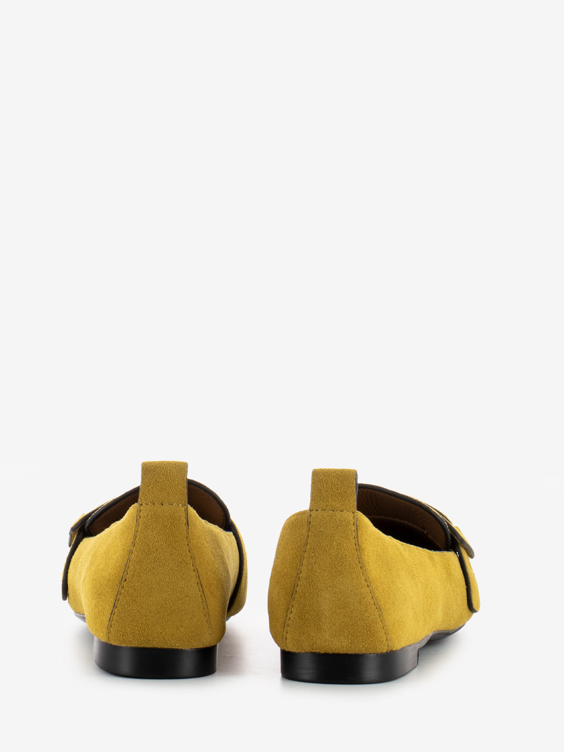 Mocassini Adele in camoscio ocra