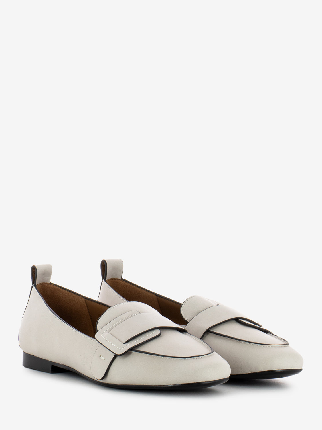 Mocassini Adele in pelle ice