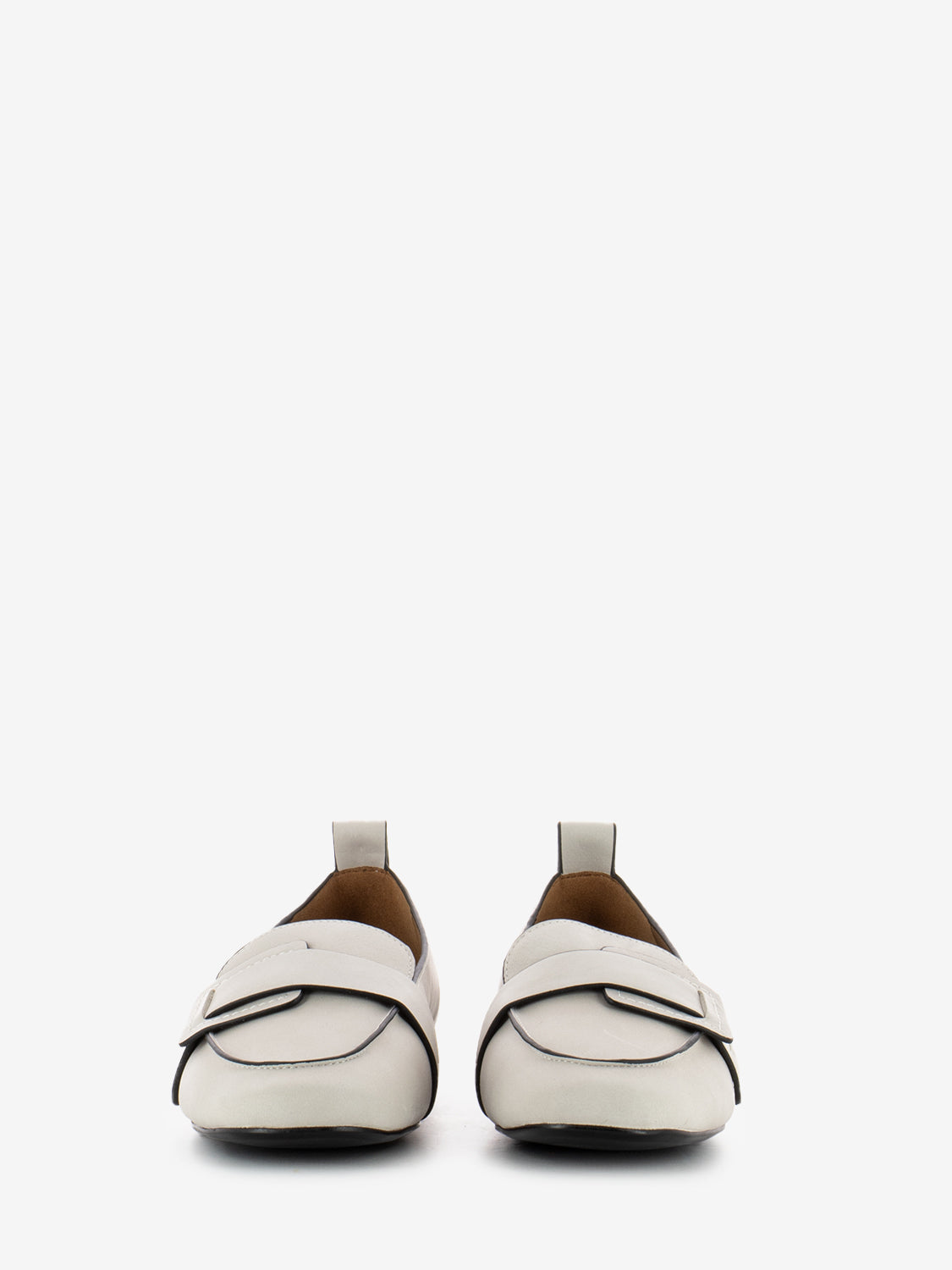 Mocassini Adele in pelle ice