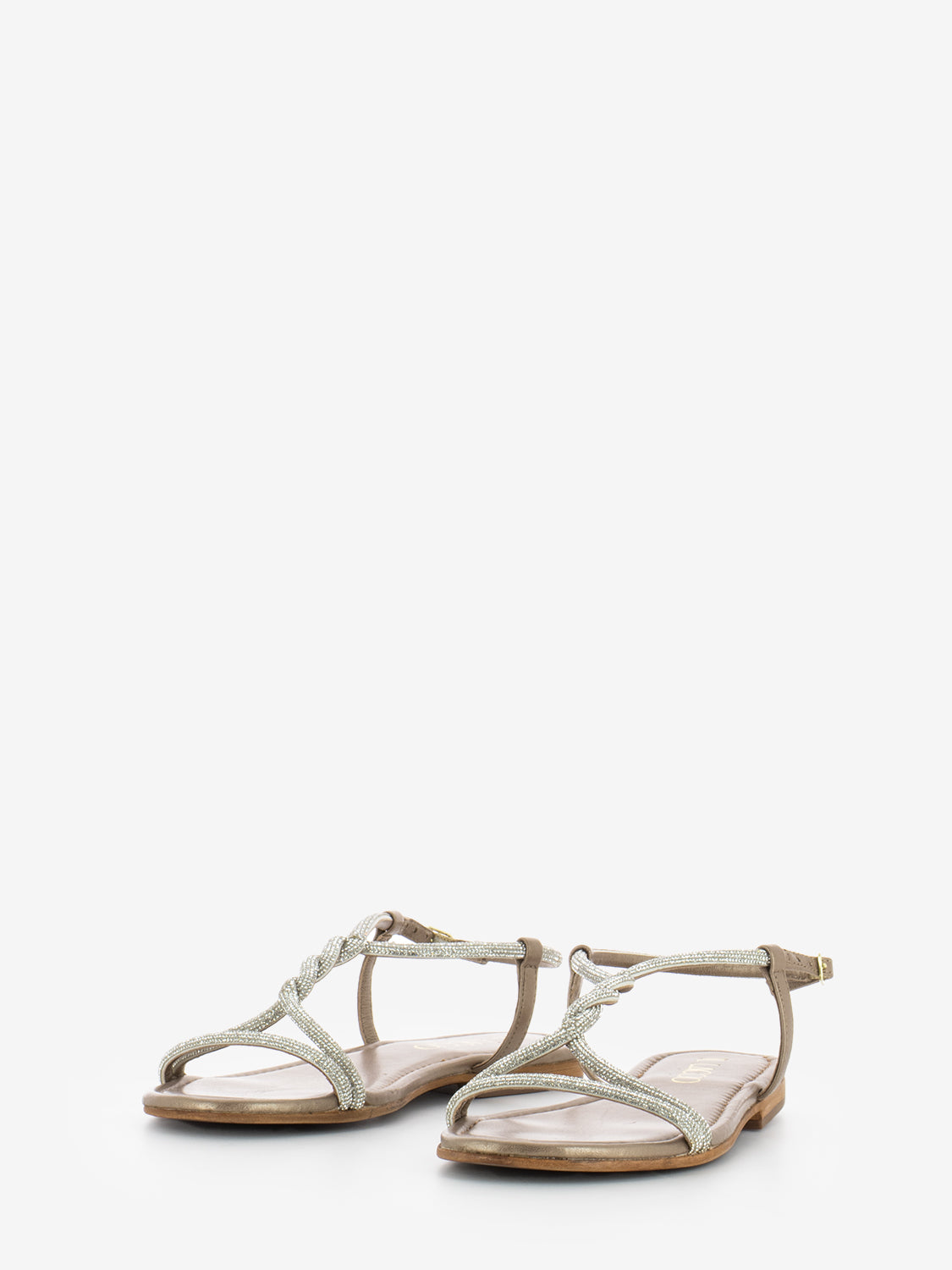 Aurora glitter rosegold sandal