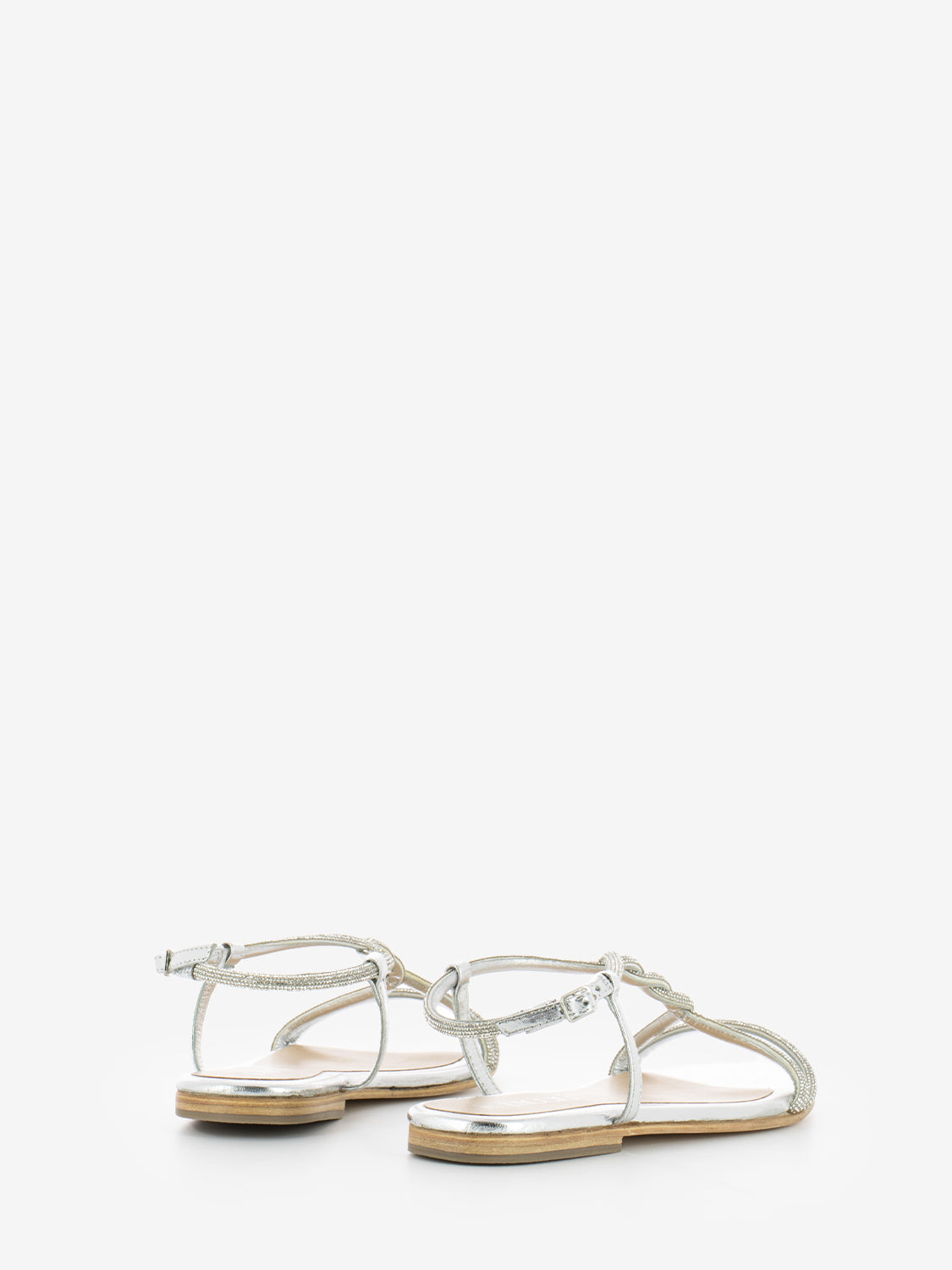 Aurora glitter silver sandal