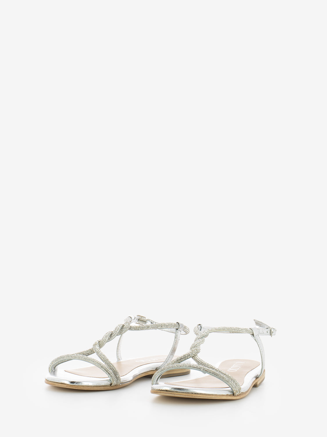 Aurora glitter silver sandal