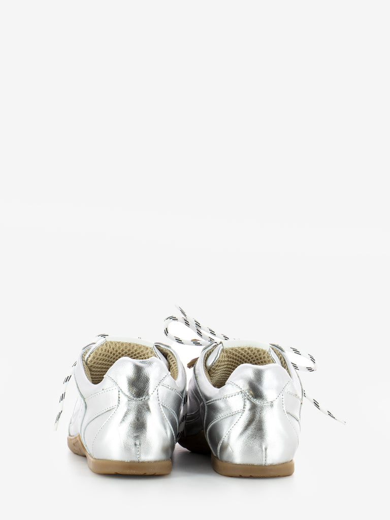 IL LACCIO - Sneakers G88 pelle laminata argento