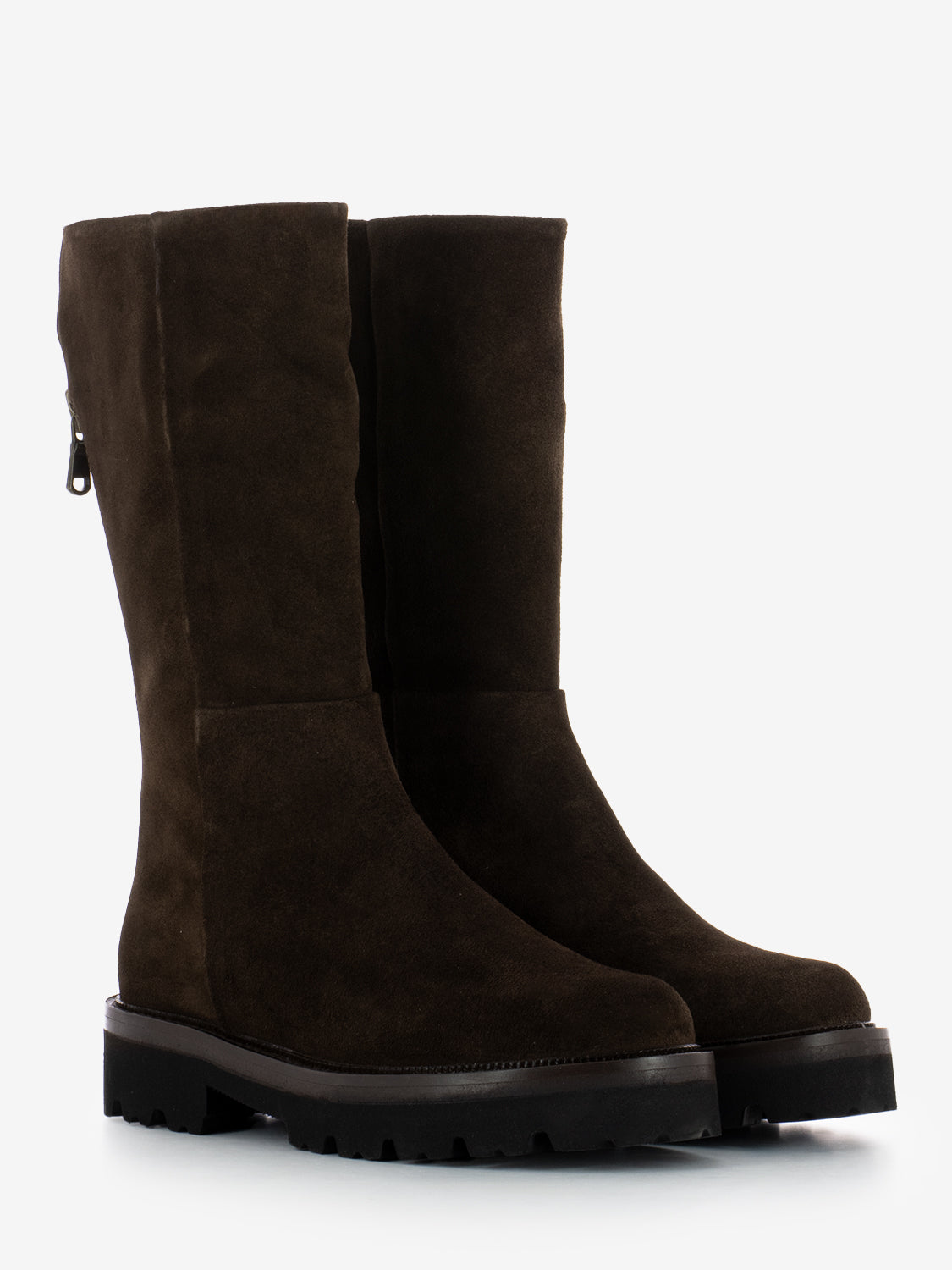 Stivali in suede brown