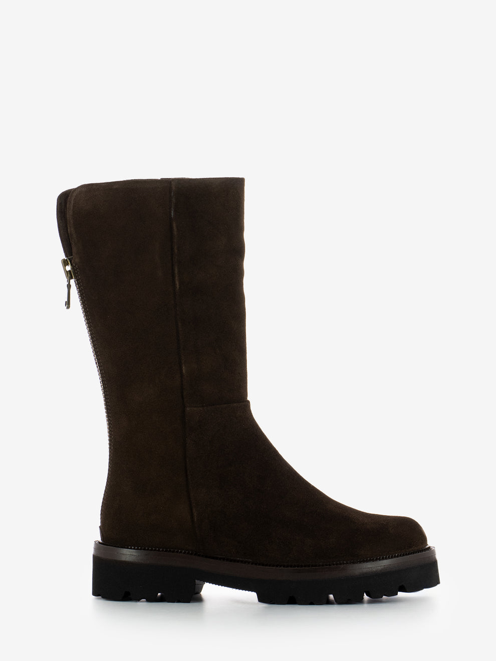 Stivali in suede brown
