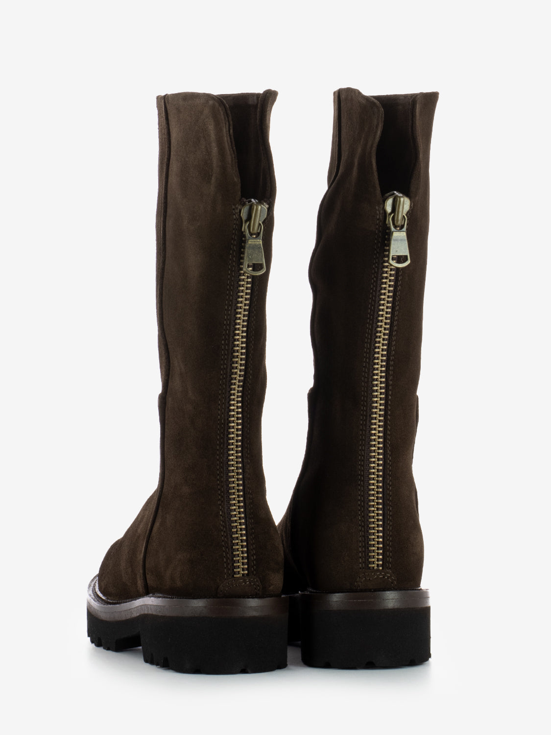 Stivali in suede brown