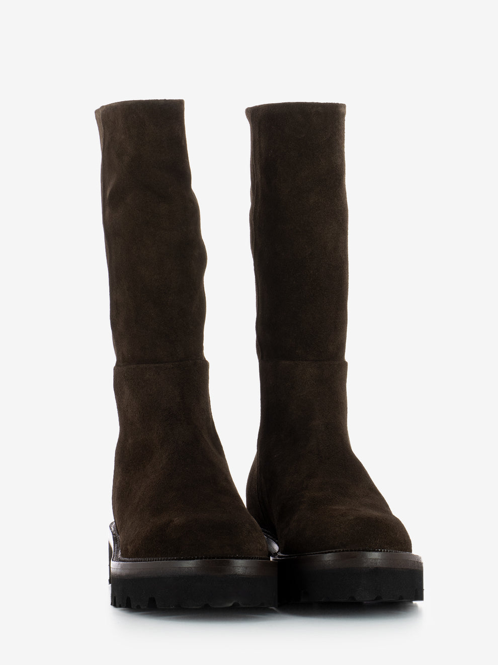 Stivali in suede brown