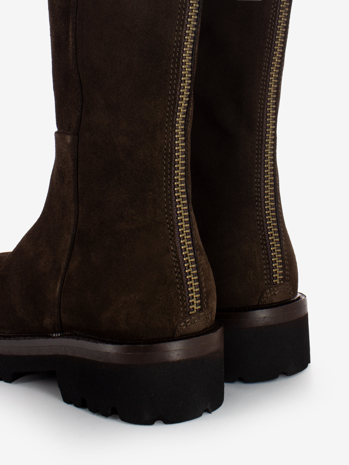 Stivali in suede brown