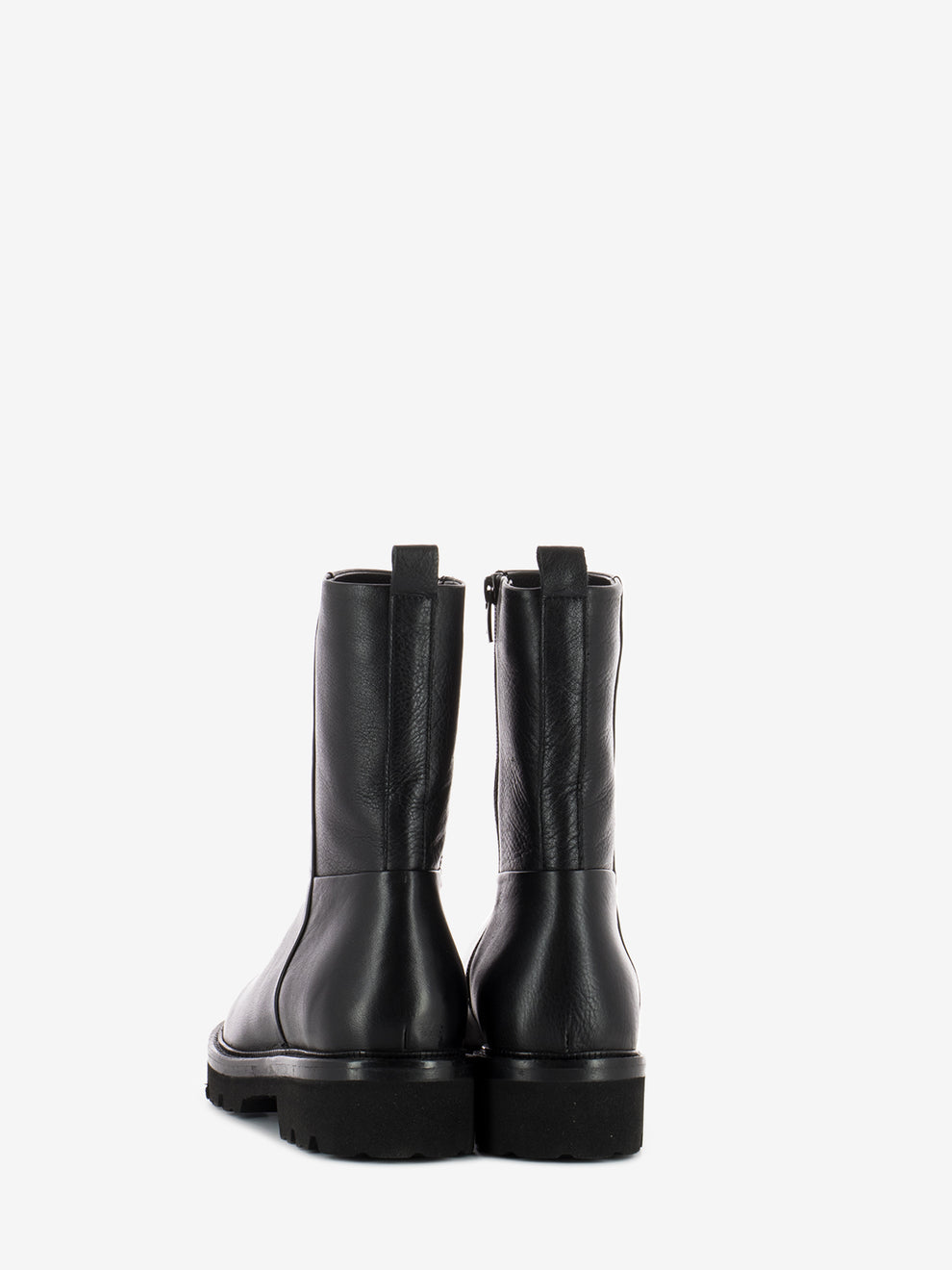 Black side zip ankle boots