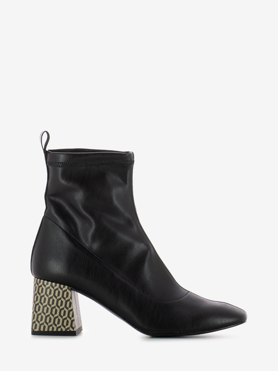 Tronchetto in nappa nero