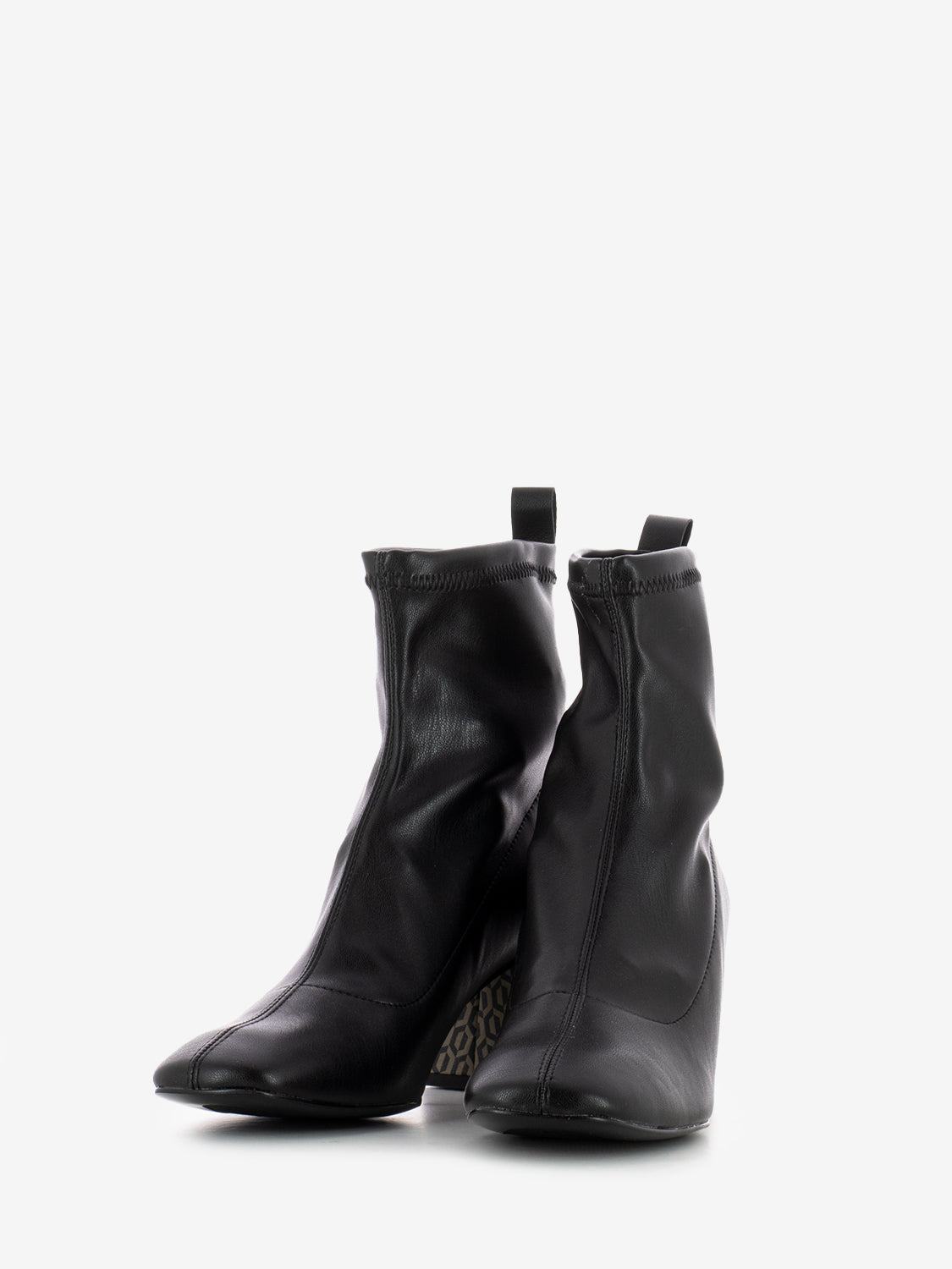 Tronchetto in nappa nero