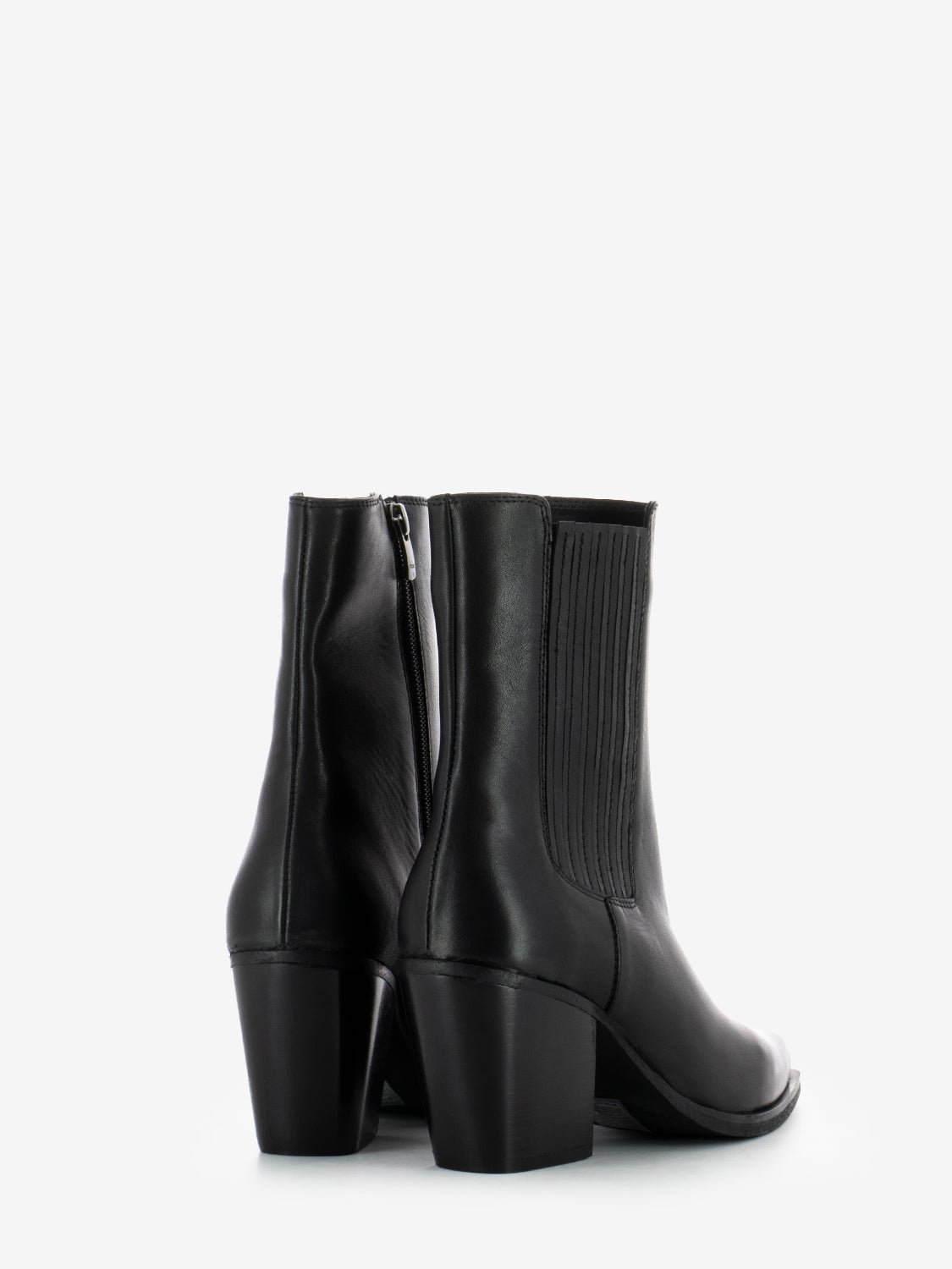Tronchetto tex con zip nero