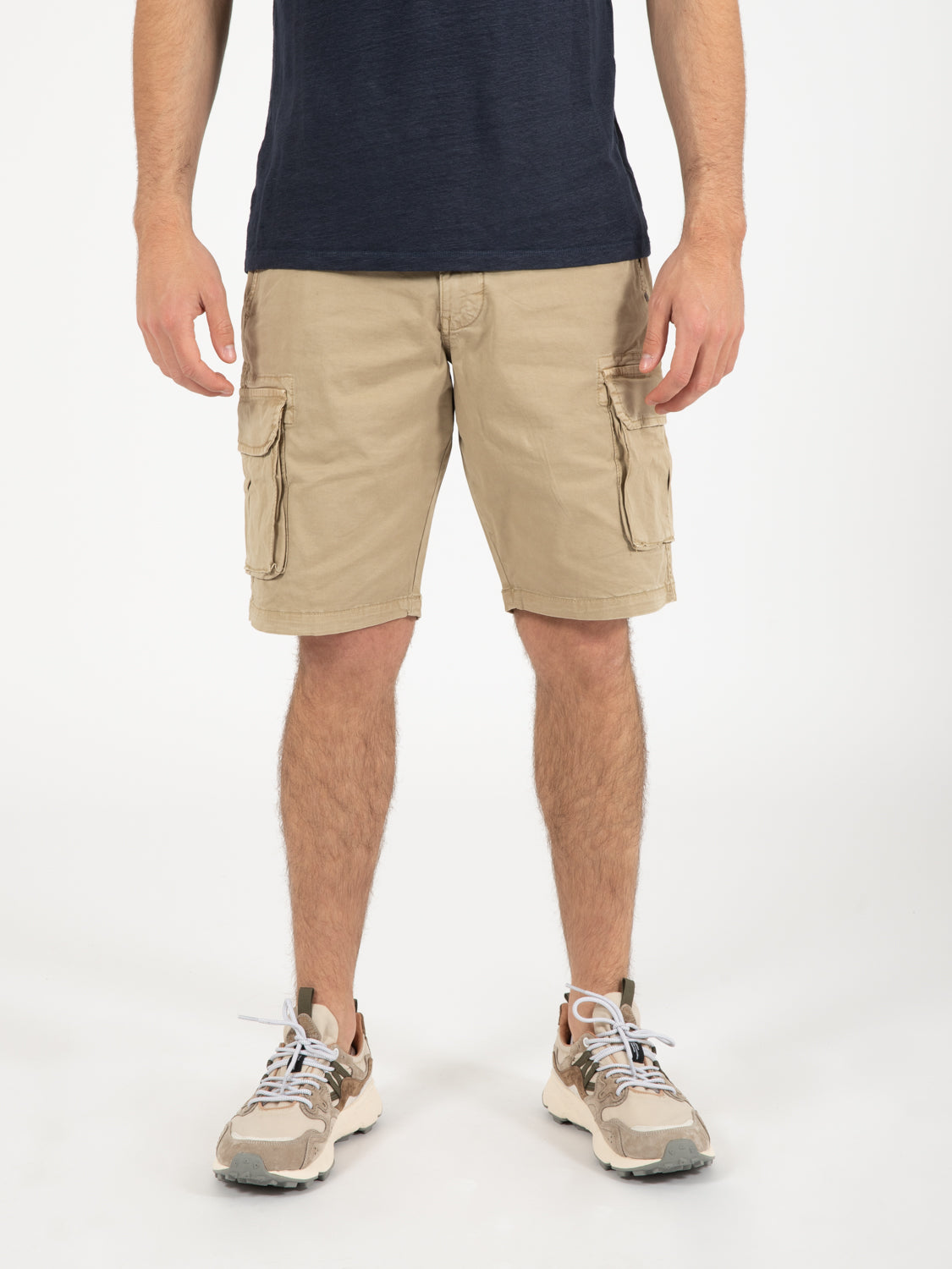 Cargo Bermuda with pockets cotton desert