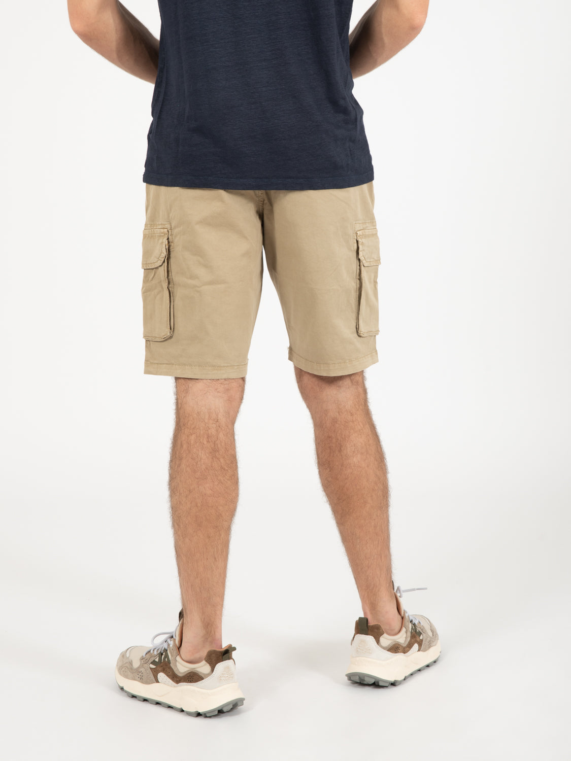 Cargo Bermuda with pockets cotton desert