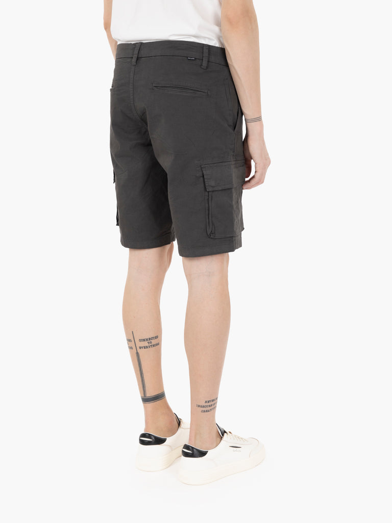 IMPURE - Bermuda cargo twill stretch castelrock