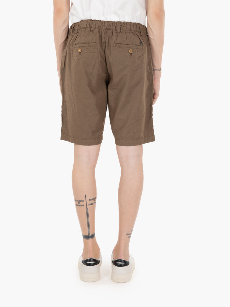 IMPURE - Bermuda short mixed linen mud