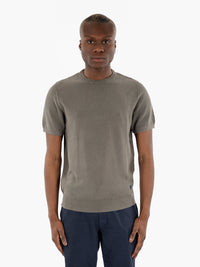 Acid wash green short sleeve shirt