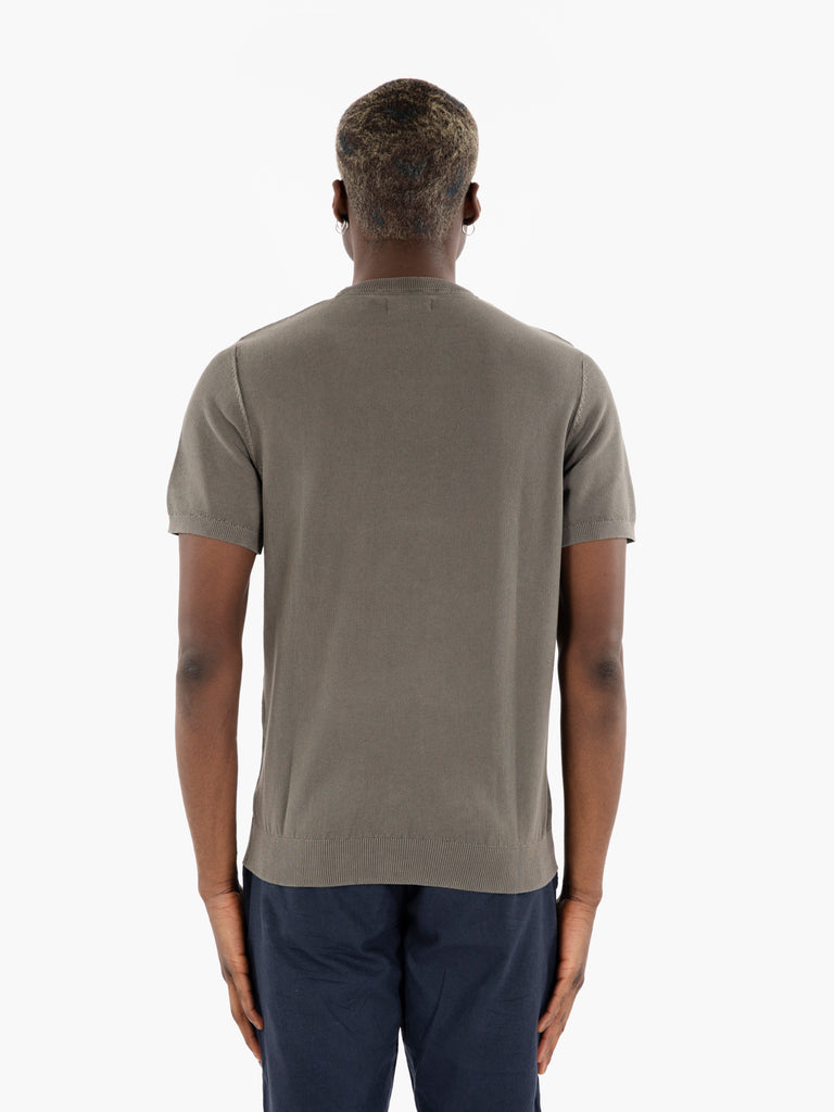 IMPURE - Maglia a manica corta acid wash green