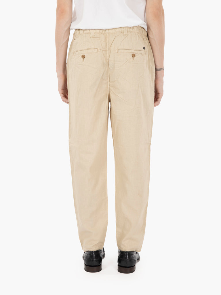 IMPURE - Pantaloni chino mixed linen desert