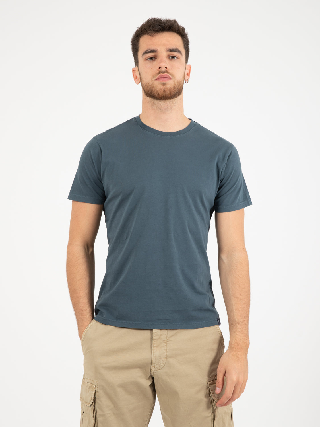 Blue Cotton T-Shirts