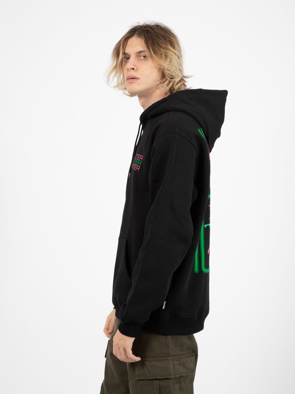 Spine Skulls hoodie black