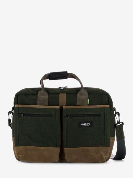 Hustler Everyday bag in olive green e nubuck