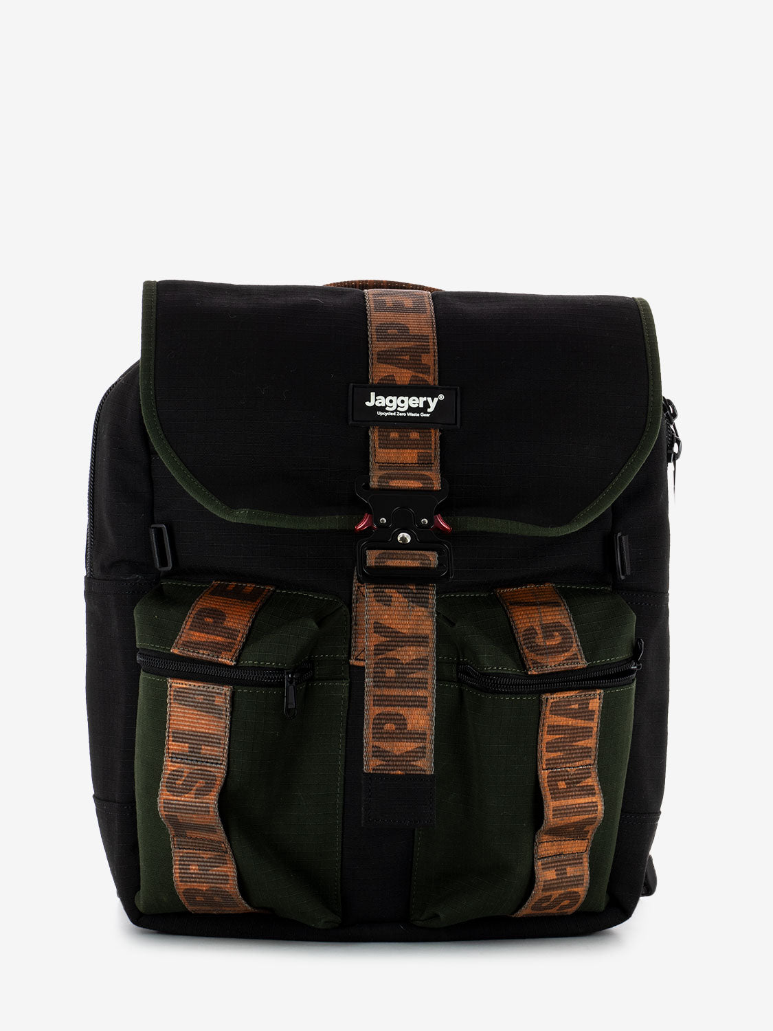 Back to school canvas cargo army backpack
