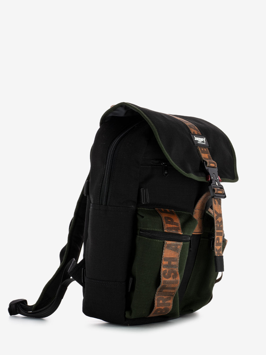 Back to school canvas cargo army backpack